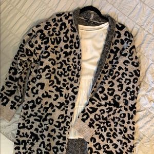 Leopard Print Cardigan